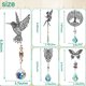 thumbnail image 2 of Paquete de 5 atrapasoles de cristal, fabricante de arcoíris con prisma, búho decorativo, colibrí, mariposa, regalo de prisma, 2 of 5