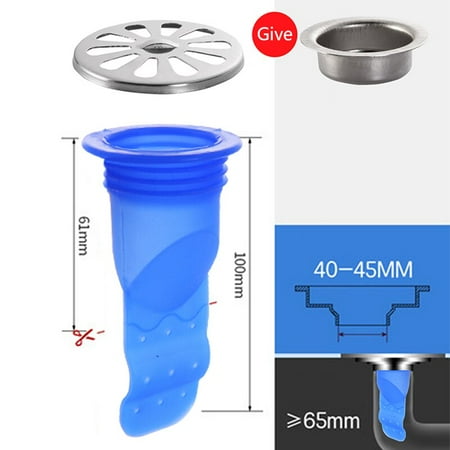 

Deodorization Bathroom Silicone Sink Strainer Shower Channel Drain Anti-odor Backflow Filter Anti-odor Pest Control Floor Drain
