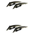 thumbnail image 3 of Ruiboury Aerodynamic Spoiler Wing Motorcycle Front Side Durable Aerodynamic Winglets black 2Set, 3 of 6