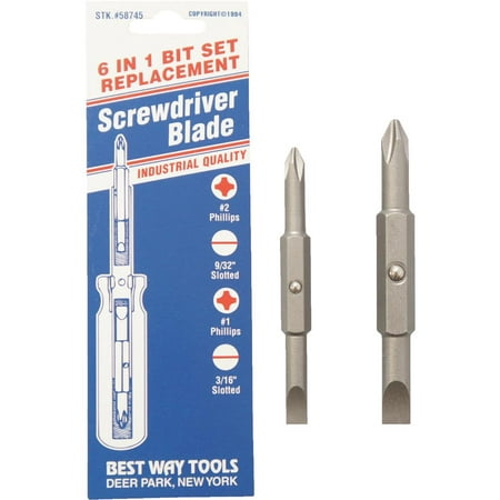 Best Way Tools Screwdriver Bit Set 58745 (Home Alone Best Bits)