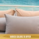 thumbnail image 2 of Juego de 2 fundas de almohada de algodón puro yeacher color sólido rectangular, 2 of 8