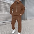 thumbnail image 2 of Christmas Sweaters Letter Print Hoodie Tracksuit Casual Pullover Hooded Sweatshirt With Jogger Pants Outfit For Daily Streetwear And Comfort Wear Ugly Christmas Sweaters, 2 of 4