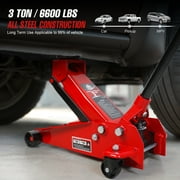 JACK BOSS Floor Jack 3 Ton Capacity Fast Lift Service Jack Steel Heavy Duty Hydraulic Car Jack