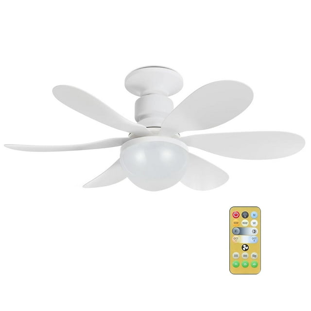 Household Small Fan Light with E27 Screw Low Noise Airs Cooling Fan for Home/Bedroom