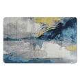 thumbnail image 1 of Modern Abstract Gray Runner Rug - Stylish, Comfortable 20x32 inch Carpet: Non-Slip, Easy to Clean, Perfect for Bathroom, Kitchen, Hallway, 1 of 5