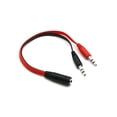 thumbnail image 5 of Cable Auxiliar De Audio Con Doble Blindaje De 3,5Mm, Adaptador De Enchufe Profesional, Interruptor Divisor De Auriculares, Consola De Sonido Para Videocámara De Teléfono Inteligente Methold EL015322-00, 5 of 5