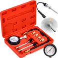 thumbnail image 1 of Kit de comprobador de compresión BEAUGIREW para automóviles y motocicletas, 1 of 9