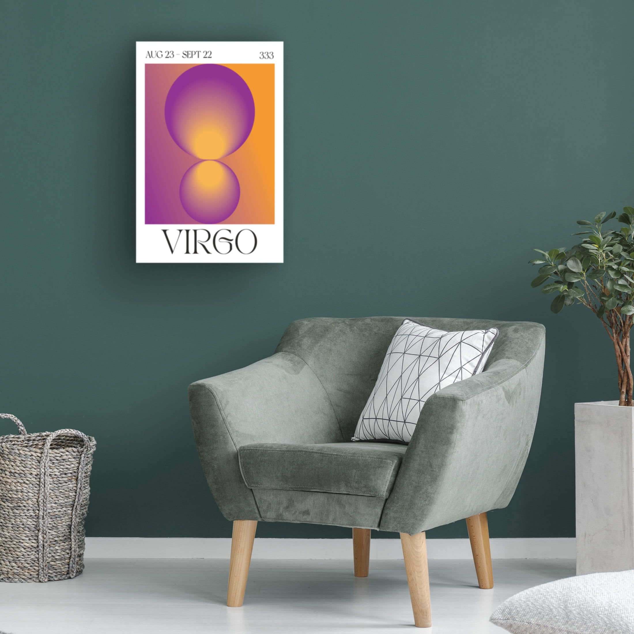 Trademark Fine Art Valeria Castillo Virgo Canvas Wall Art