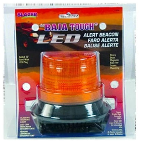 Blazer C45AW Revolving Beacon Signal Light with Magnetic Base, Amber