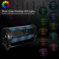 thumbnail image 3 of Pyle Bluetooth Boom Box Speaker System - Wireless & Portable Stereo Speaker with Built-in LED Light, 3 of 8