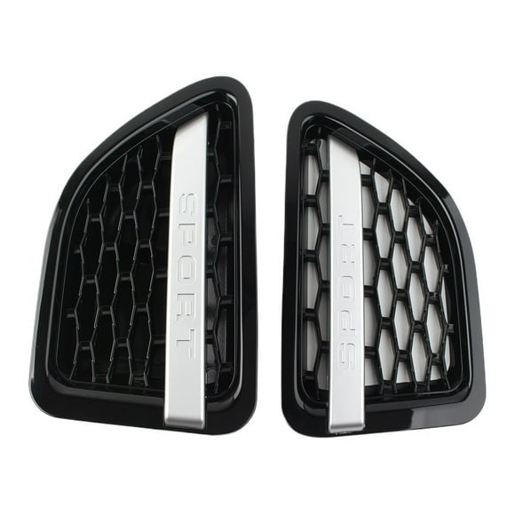 2x Grille d'Aération avant en Mudapron pour Land-Rover L320 pour Range-Rover Sport 05-09 Grille de Coiffure en ABS