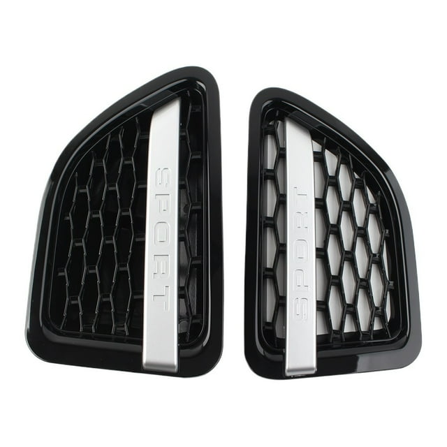 2x Grille d'Aération avant en Mudapron pour Land-Rover L320 pour Range-Rover Sport 05-09 Grille de Coiffure en ABS