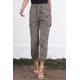 thumbnail image 3 of ABPHQTO Jogger de cintura elástica con cordón y estampado de leopardo elegante para mujer, 3 of 5