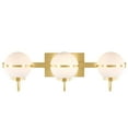 thumbnail image 4 of Aspen Creative 62311, Bathroom Vanity 3 Lights Fixture, 24" W x 7-3/4" H x 7-1/8" E, Warm Brass Finish, Bulb Not Included, 4 of 8