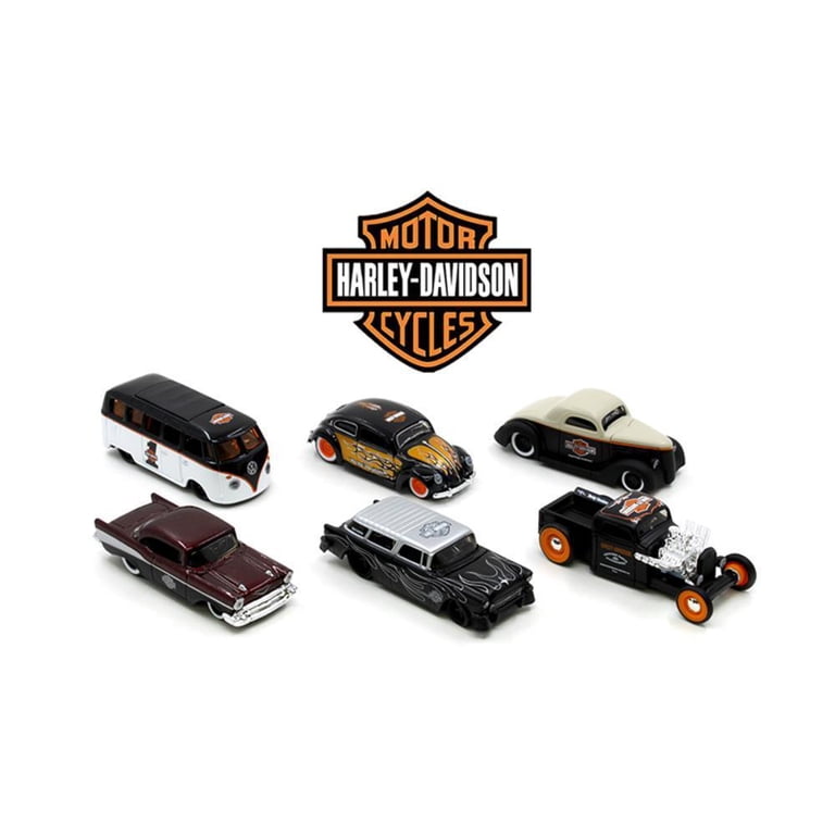 Harley Davidson Assortment (2023) Set of 6 pieces 1/64 Diecast