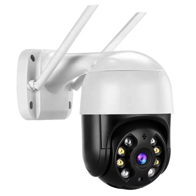 Cámara Seguridad Exterior Zinker Wifi 4mp 2K PTZ Autoseguimiento Visión Nocturna a Color