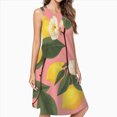 thumbnail image 2 of Lemon Tree Dress Loose Women'S Dress Beach Dresses With Pockets Dresses For Womens, 2 of 4