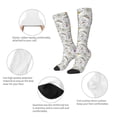 thumbnail image 3 of Sikiie Fastfood 2 Knee Socks, High Socks Long Stretchy Sock Women Knee High Stocking, Long Socks for Women, 3 of 6