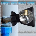 thumbnail image 5 of BESTYASH 3Pcs Anti Freeze Faucet Cover Black Waterproof Outdoor Faucet Protector for Winter Use, 5 of 8