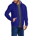 thumbnail image 2 of Vsdgher Navy Mens Hoodies Zip Hoodie, Hoodies for Men, Zip-up Hooded Sweatshirt-Small, 2 of 5