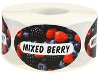 Certified Organic LABELS 500 PER ROLL GREAT STICKERS 1.25" X 2" 