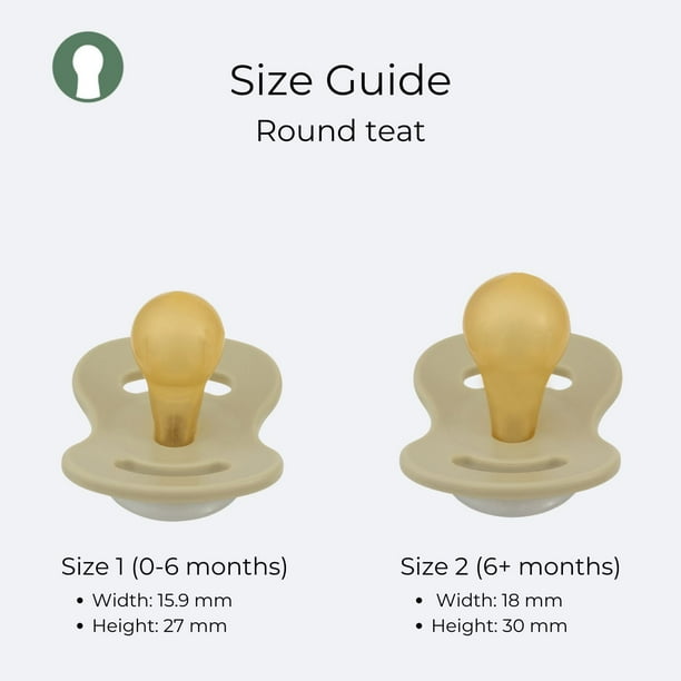 Lullaby Planet Pacifiers 2 Pack | Adorable Round Latex