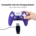 thumbnail image 4 of GeekShare Cat Paw Silicone Cover Case for PS5 DualSense Controller, Purple, 4 of 7