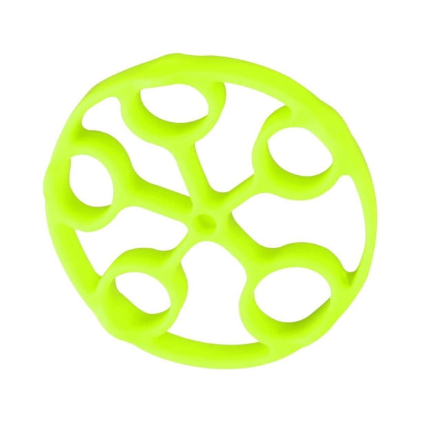 Ejercitador de dedos de silicona, pinza de mano, entrenamiento de fuerza, agarre de dedos Verde 6.6LB
