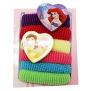 Disney Princess Airel and Belle Assorted Mini Scrunchies (6pc, 2 Have Princesses)