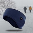 thumbnail image 4 of Calentadores de oídos Sunnimix Diadema Cómoda para climas fríos Azul oscuro, 4 of 7
