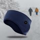 thumbnail image 4 of Calentadores de Oreja Zulema Diadema con Botones Orejeras de Invierno para Adultos Azul Oscuro, 4 of 7