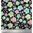 thumbnail image 2 of Soimoi Poly Georgette Fabric Artistic Floral Printed Fabric 1 Yard 42 Inch Wide, 2 of 3