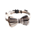 thumbnail image 3 of GROWTH TANK with Bowknot Plaid Pattern Adjustable Buckle Dog Collars Dog Neck Jewelry B, 3 of 9
