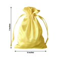 thumbnail image 3 of Efavormart 60PCS GOLD Satin Gift Bag Drawstring Pouch Wedding Favors Bridal Shower Candy Jewelry Bags - 5"x7", 3 of 6