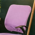 thumbnail image 2 of Cubierta de la silla de la oficina de protección Sillas de la funda Muebles universal Protector de muebles Simple Estilo Suministros para el hogar para sillón sólido Luz púrpura 2 piezas Guardurnaity HA011156-05, 2 of 5