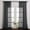 Black, variant on Beige Sheer Window Grommet Curtain Set 84" Inches Long ( 2 Panels)