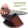 thumbnail image 4 of McCook MC702 26Pieces Kitchen Knife Set With Block, Built-in Sharpener For Chef Knife Set,High Carbon Stainless Steel Hammered Collection Knife Block Set with Steak Knives, Measuring Cups and Spoons, 4 of 6