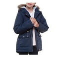 thumbnail image 4 of Rokka&Rolla Girls' Hooded Parka Jacket Fleece Linded Winter Coat, 4 of 12