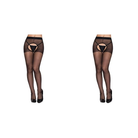 Wijhcboe 2 Pack Women Sparkly Garter Belt Sexy Convenient Stockings Racy Sexy Long Sleeve Lingerie for Women Pantyhose Christmas Lingerie for Women Birthday Lingerie for Women Lingerie for Women Bra