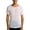 White, variant on NinXxx Men's See Through Mesh Breathable Summer Daily Fashion Tee Beige XL
