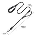thumbnail image 2 of Dog Leash Reflective Nylon Double Handles Pet Walking Leash Dog Training Leash, 2 of 10