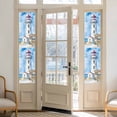 thumbnail image 2 of Nautical Blue Window Privacy Film, Lighthouse Ocean Sailboat Summer Painting Static Cling UV Sun Blocking Heat Control Window Tint, Non-Adhesive One Way Windows Privacy Cover 17.7''x78.7'', 2 of 7