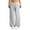 Gray, variant on Womens Sweatpants Wide Leg Drawstring Workout Casual Baggy Pants High Waist with Pockets