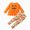 Y209-Orange, variant on Cdudpw Cute Toddler Baby Girls Halloween Clothes Set Long Sleeve T-Shirt and Pants Kids 2pcs Outfits(Y209-Orange)
