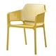 thumbnail image 3 of Silla de Exterior Apilable Amarilla con Asiento Acolchado Impermeable de Espuma, 3 of 3