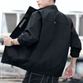 thumbnail image 2 of Parkas negras con letras acolchadas para hombre, abrigo acolchado, chaquetas de plumón para hombre, ropa de abrigo vintage para invierno 2024, alta calidad, ligera, 2024, oferta, 2 of 5