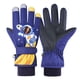 thumbnail image 1 of Guantes de invierno para niños, niñas, para jugar en la nieve, impermeables, cálidos, con forro polar grueso, para niños, estudiantes, ciclismo, guantes de esquí a prueba de frío, 1 of 6