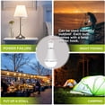 thumbnail image 2 of 2024 4Pack Rechargeable Emergency Light Bulb 12W Equivalent 1200mAh Battery Backup, 2 of 11