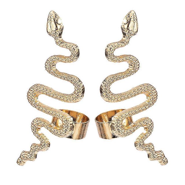 piezas de pendientes elegantes con forma de serpiente para mujer, pendientes creativos de aleación, joyería para las orejas ------Código de producto 72625