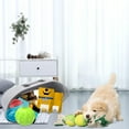 thumbnail image 5 of Dog Toy Baskets pet Toy Basket Storage in Small Shallow Stuff bin - Perfect for Collect Puppy Toys, cat Toy, Grooming Stuff, Diapers, Bed, for Bathroom, Playroom, Closet, Home - Gray, 5 of 7